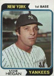 1974 Topps Baseball Cards      517     Mike Hegan